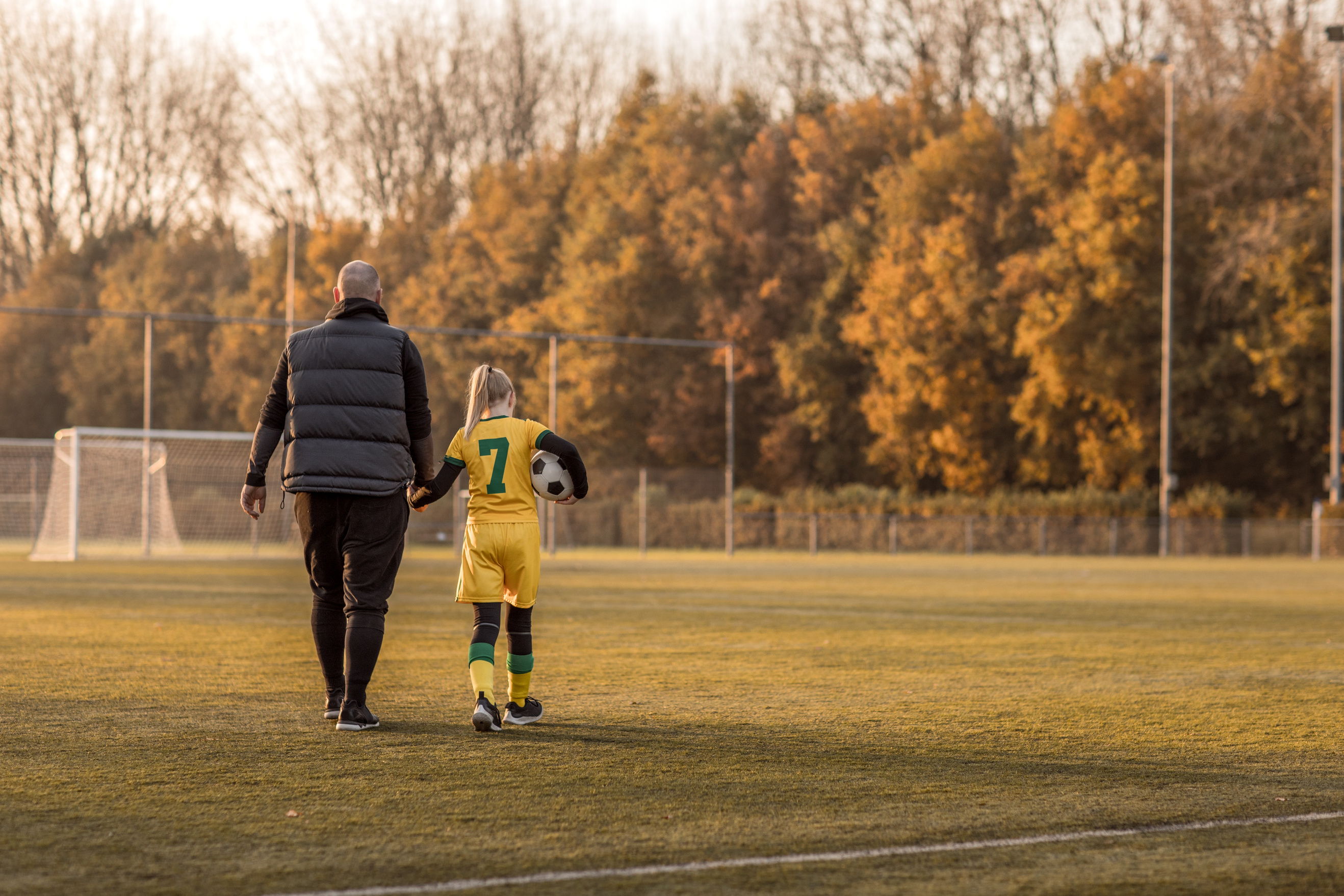 Soccer father sports chaperone